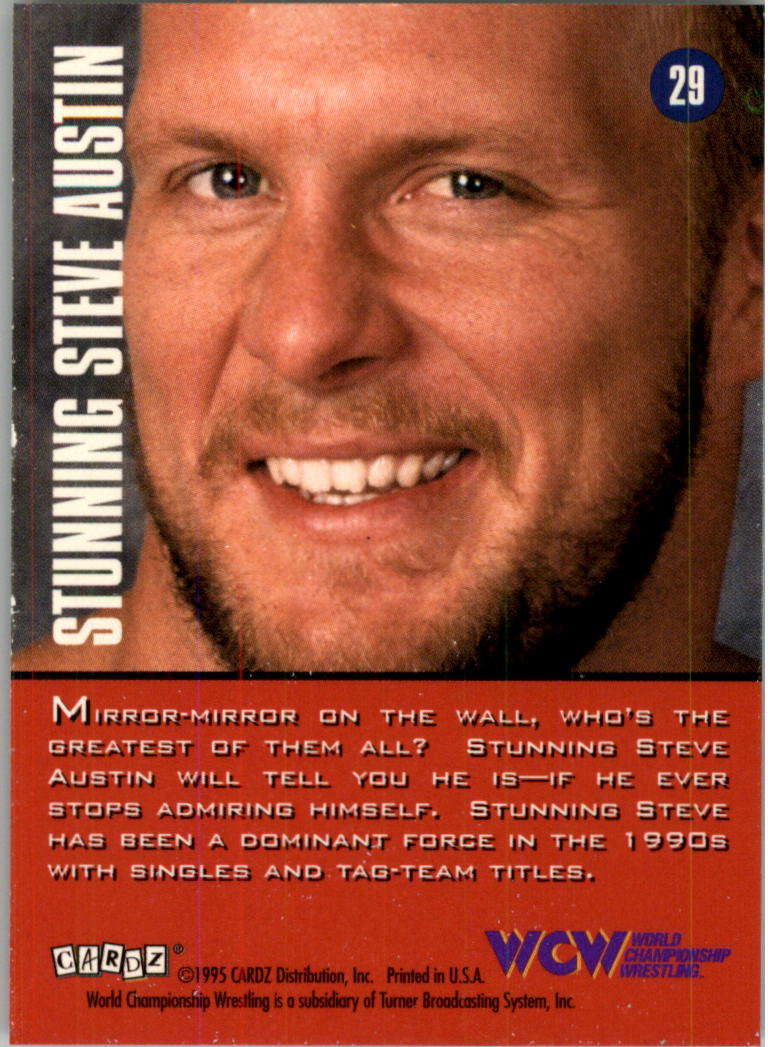 1995 CARDZ WCW Main Event Wrestling Card Pick - Picture 49 of 163