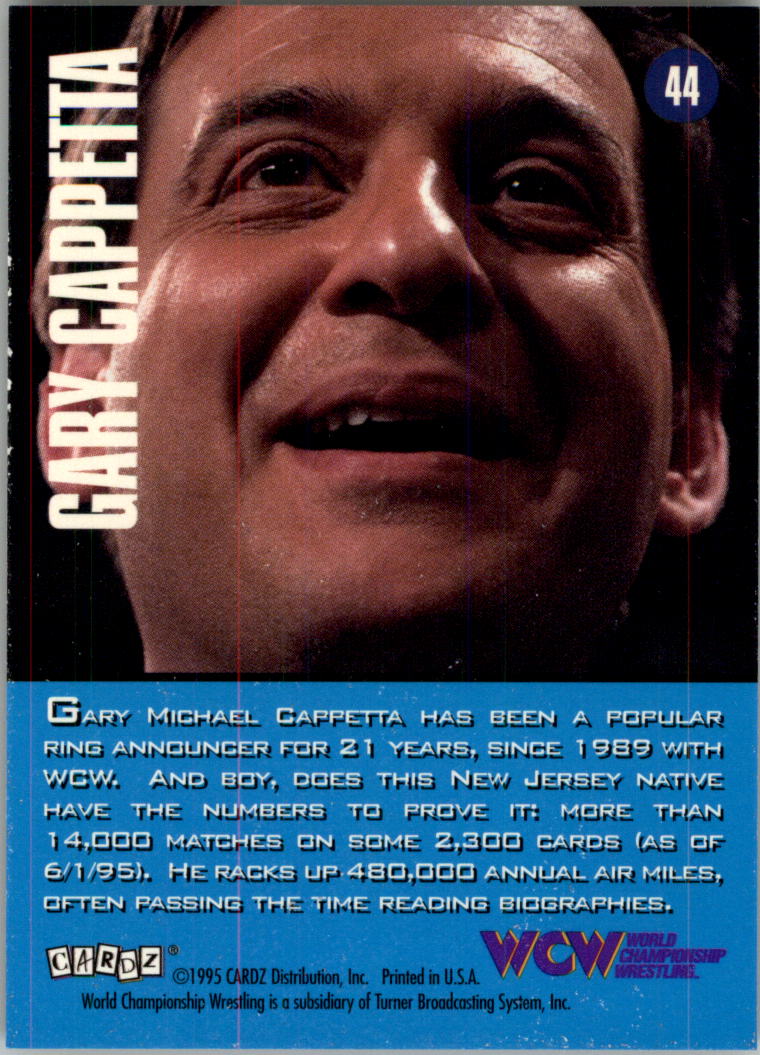 1995 CARDZ WCW Main Event Wrestling Card Pick - Picture 65 of 163