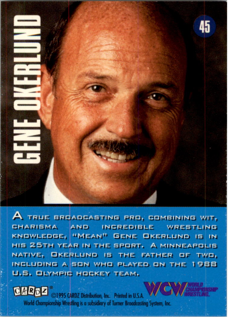 1995 CARDZ WCW Main Event Wrestling Card Pick - Picture 67 of 163