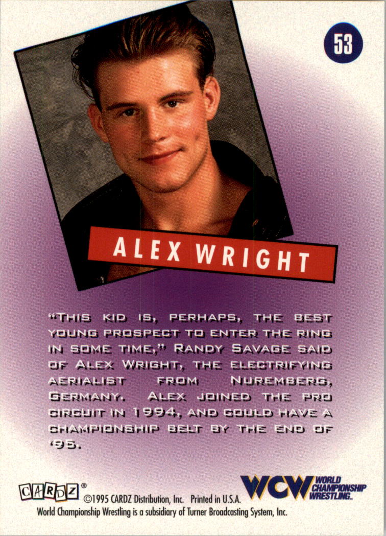 1995 CARDZ WCW Main Event Wrestling Card Pick - Picture 77 of 163