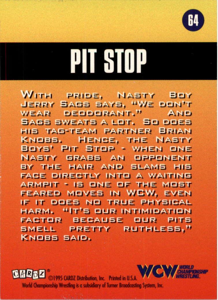 1995 CARDZ WCW Main Event Wrestling Card Pick - Picture 99 of 163