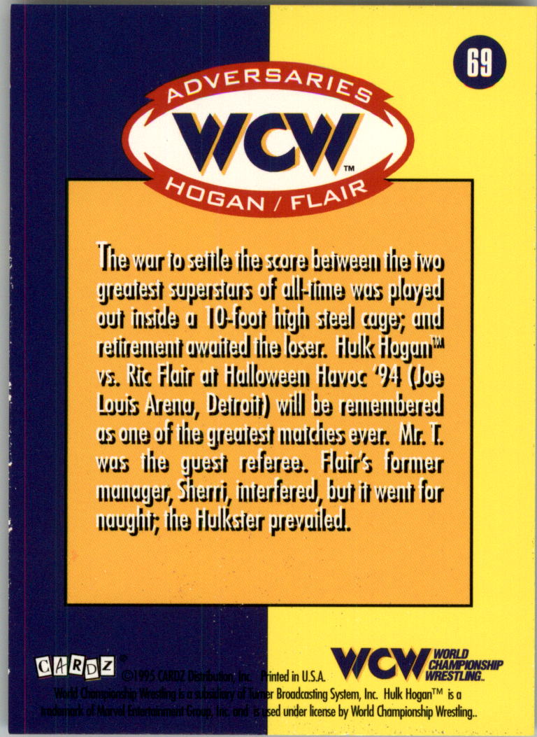 1995 CARDZ WCW Main Event Wrestling Card Pick - Picture 107 of 163