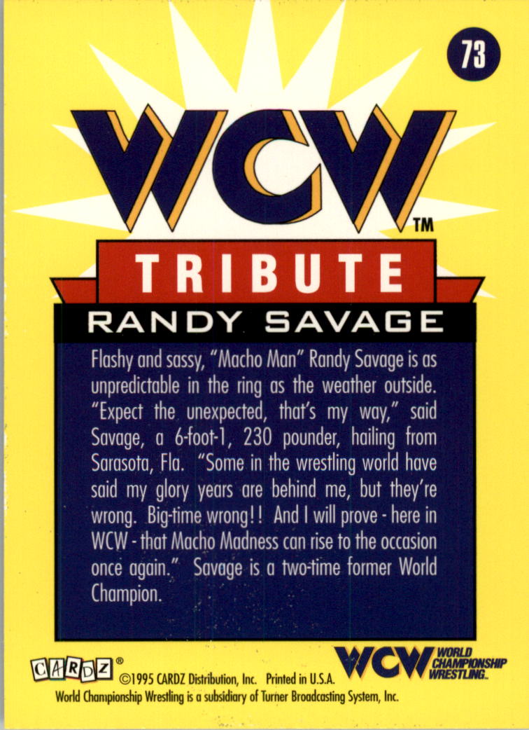 1995 CARDZ WCW Main Event Wrestling Card Pick - Picture 115 of 163