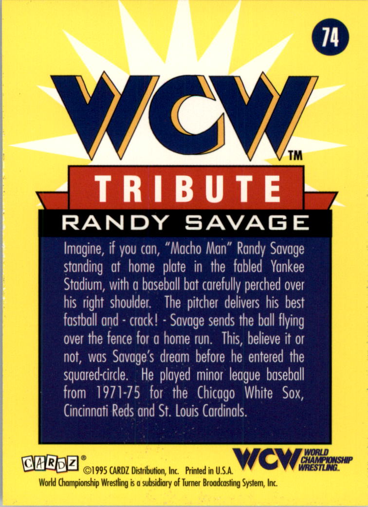 1995 CARDZ WCW Main Event Wrestling Card Pick - Picture 117 of 163