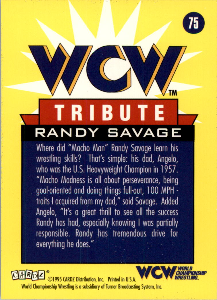 1995 CARDZ WCW Main Event Wrestling Card Pick - Picture 119 of 163