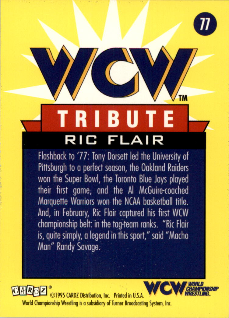 1995 CARDZ WCW Main Event Wrestling Card Pick - Picture 121 of 163