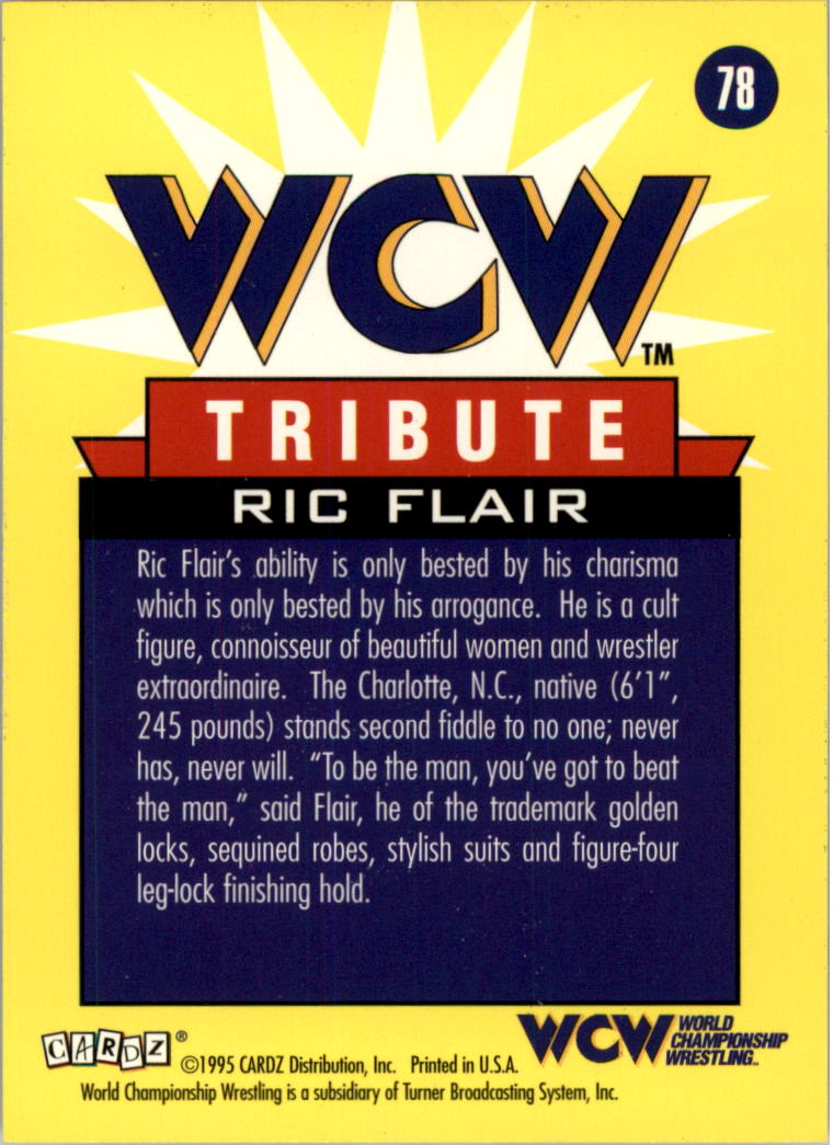 1995 CARDZ WCW Main Event Wrestling Card Pick - Picture 123 of 163