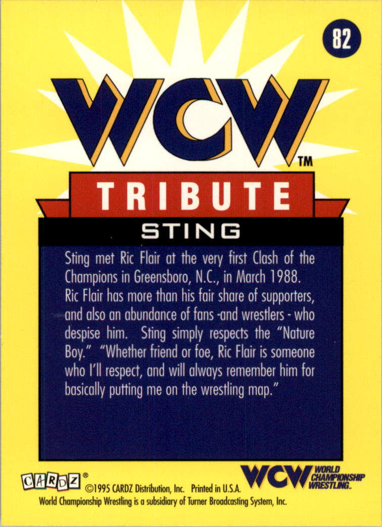 1995 CARDZ WCW Main Event Wrestling Card Pick - Picture 131 of 163