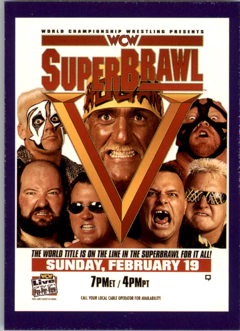 1995 CARDZ WCW Main Event Wrestling Card Pick - Picture 152 of 163