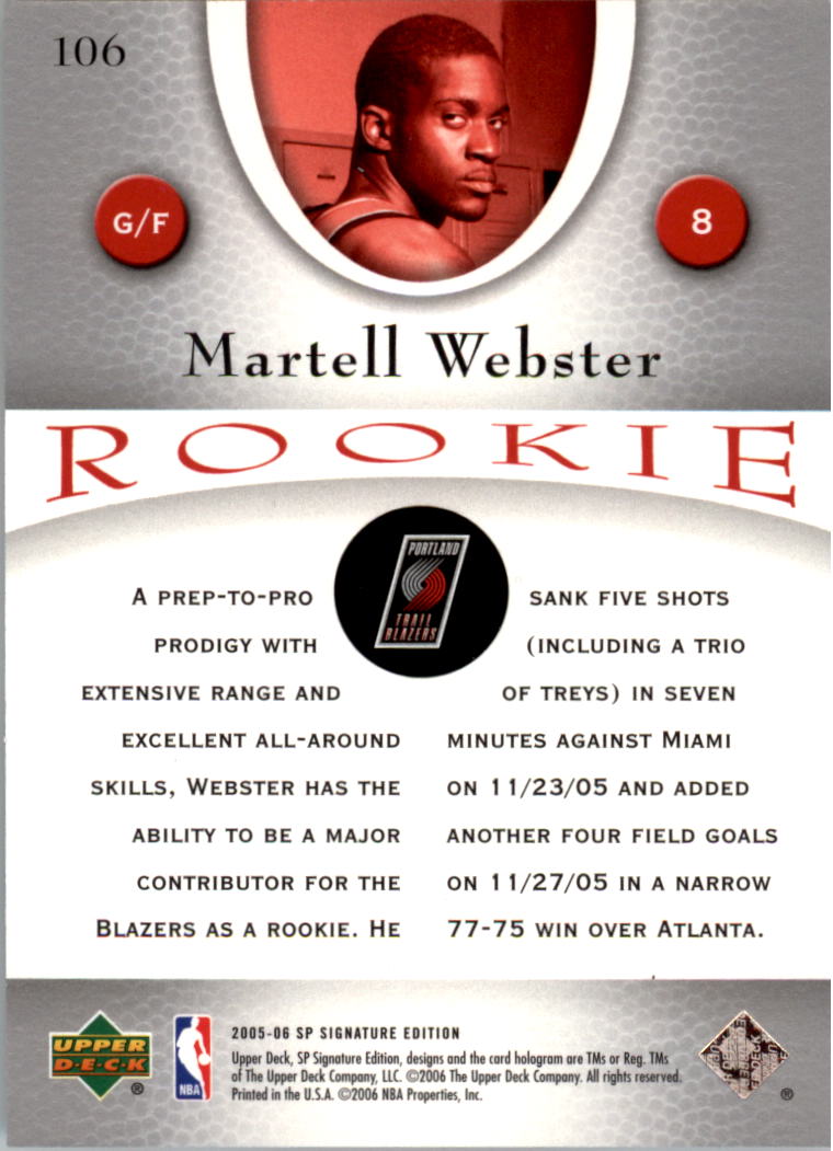 2005-06 SP Signature Edition Basketball YOU PICK - Picture 81 of 113