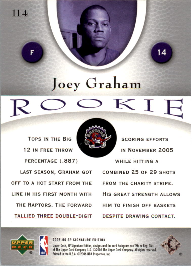 2005-06 SP Signature Edition Basketball YOU PICK - Picture 91 of 113