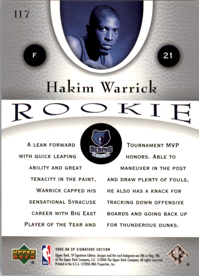 2005-06 SP Signature Edition Basketball YOU PICK - Picture 95 of 113