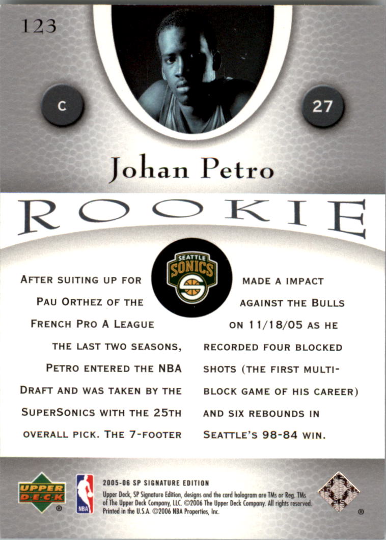 2005-06 SP Signature Edition Basketball YOU PICK - Picture 99 of 113
