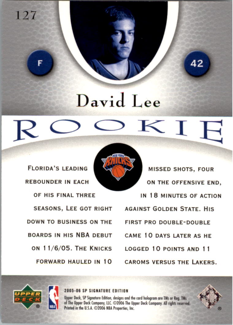 2005-06 SP Signature Edition Basketball YOU PICK - Picture 105 of 113