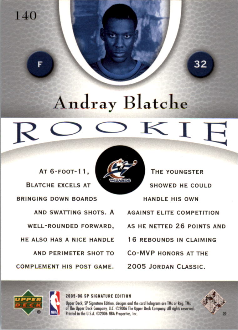 2005-06 SP Signature Edition Basketball YOU PICK - Picture 109 of 113