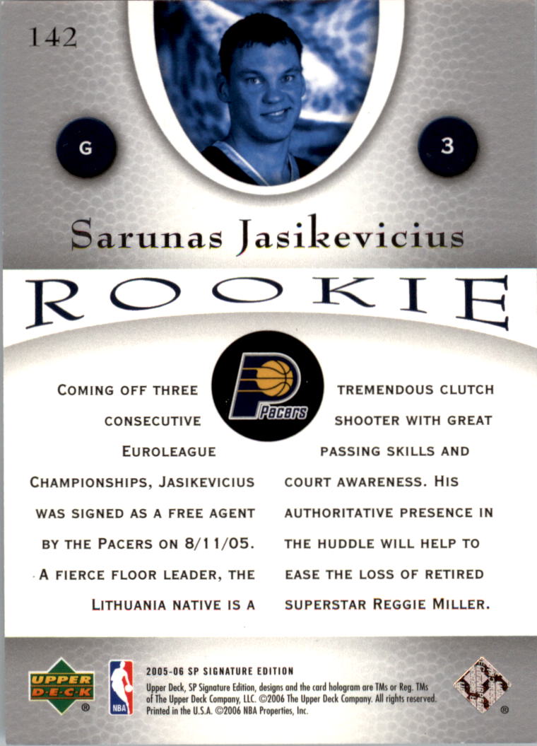 2005-06 SP Signature Edition Basketball YOU PICK - Picture 113 of 113