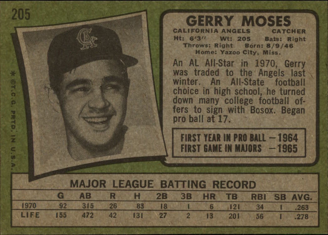 1971 71 Topps LOT YOU PICK EX/MT SINGLES 6/$2 COMPLETE YOUR SET! UPDATED 5/1