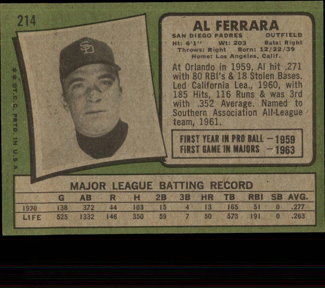 1971 71 Topps LOT YOU PICK EX/MT SINGLES 6/$2 COMPLETE YOUR SET! UPDATED 5/1