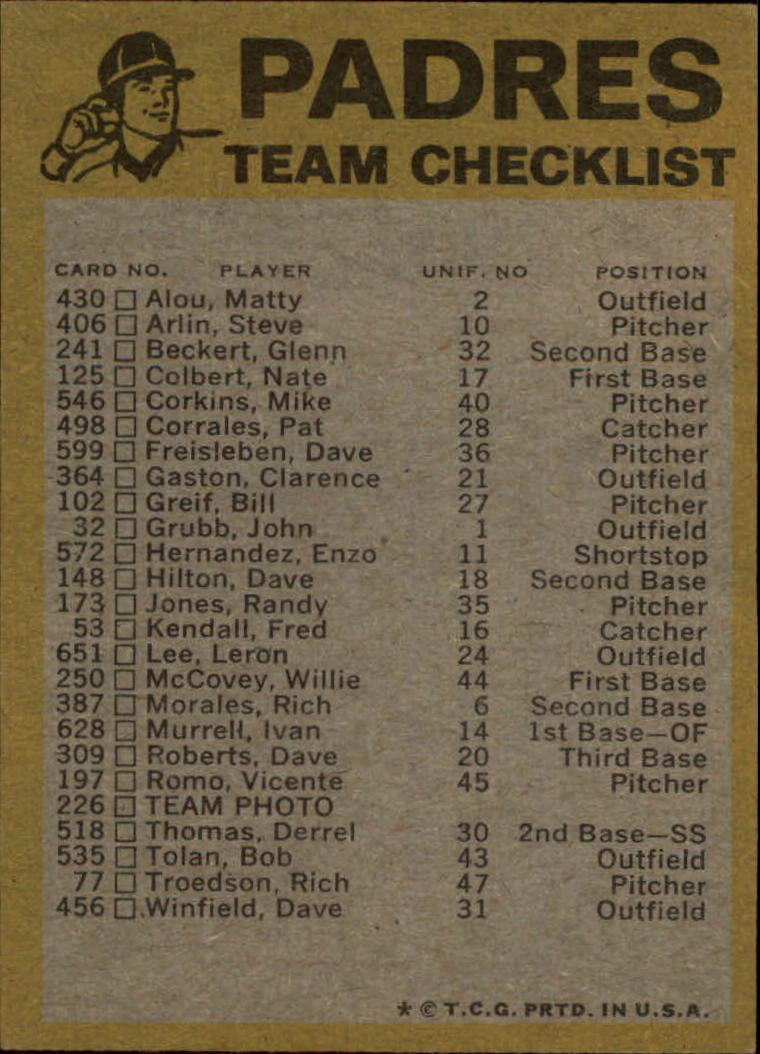 1974-topps-team-checklists-baseball-assorted-singles-u-pick-ebay