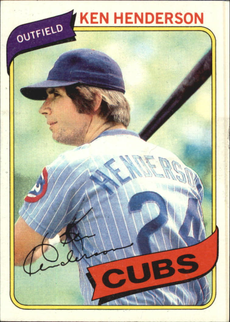 1980 Topps Baseball Card 523 Ken Henderson VGEX eBay