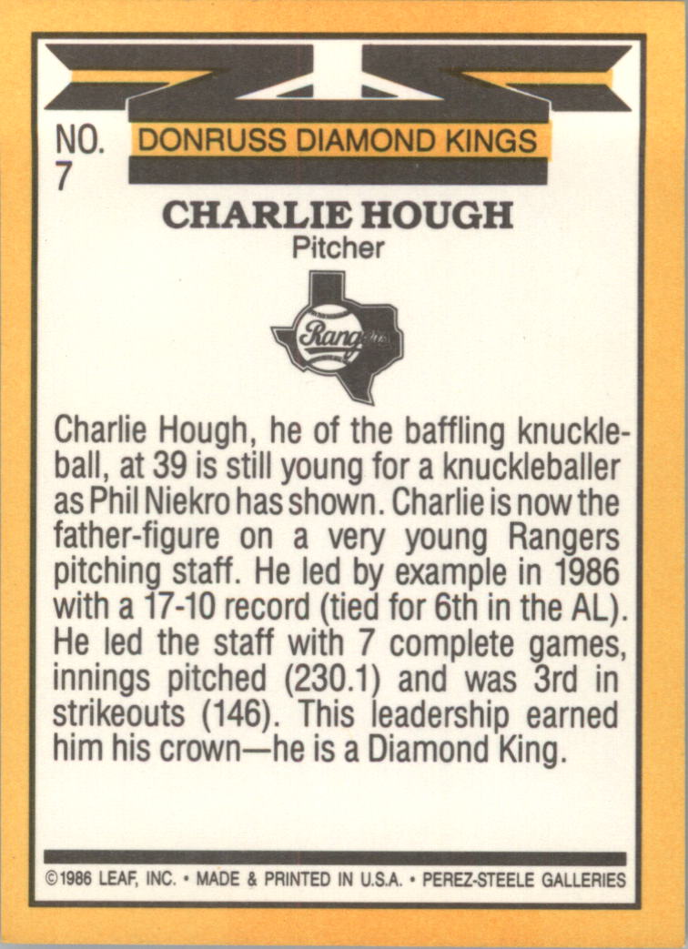 1987 Donruss Baseball Card Pick 1-264