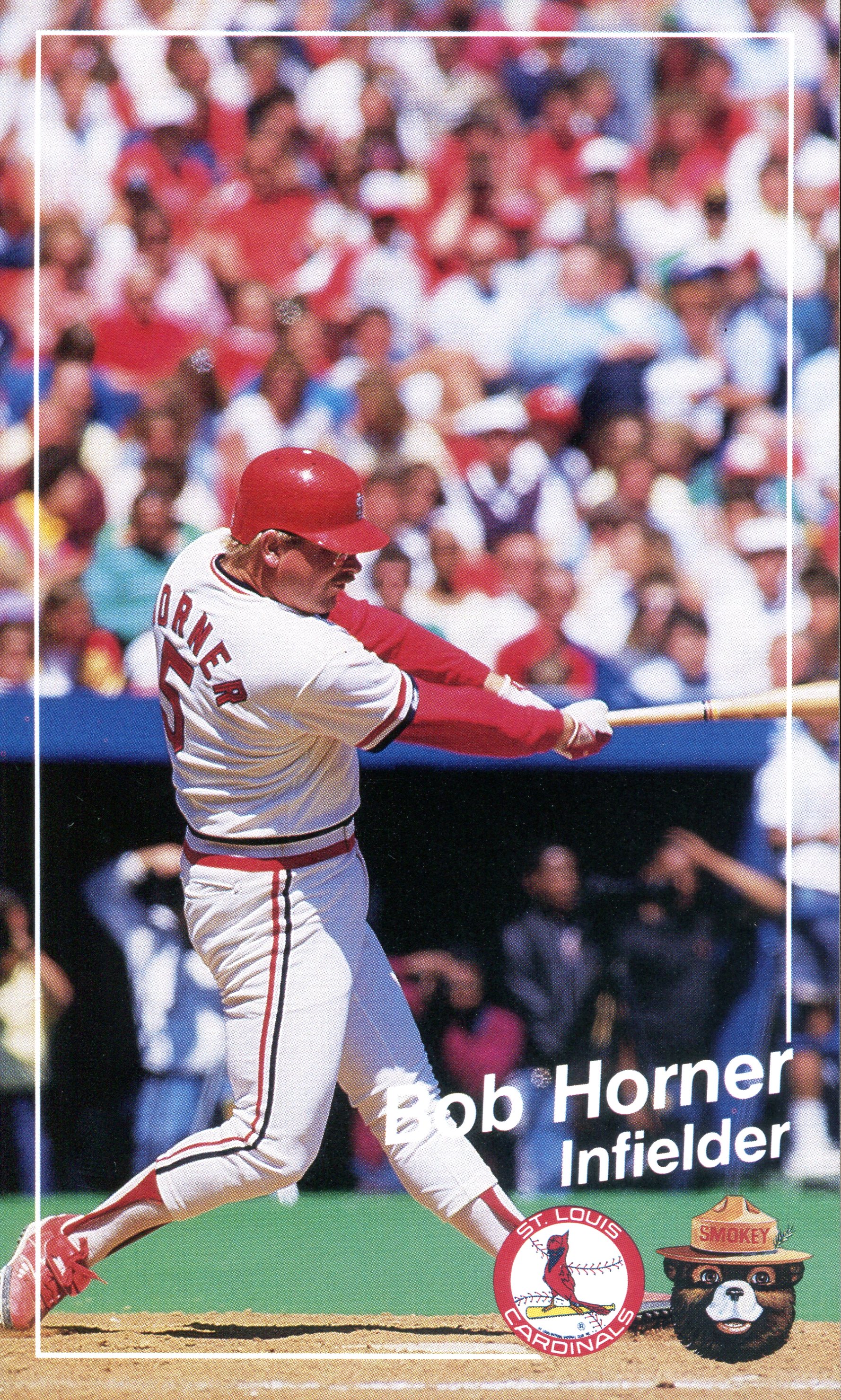 1988 St. Louis Cardinals Smokey Bear Regional Issue Baseball Choose