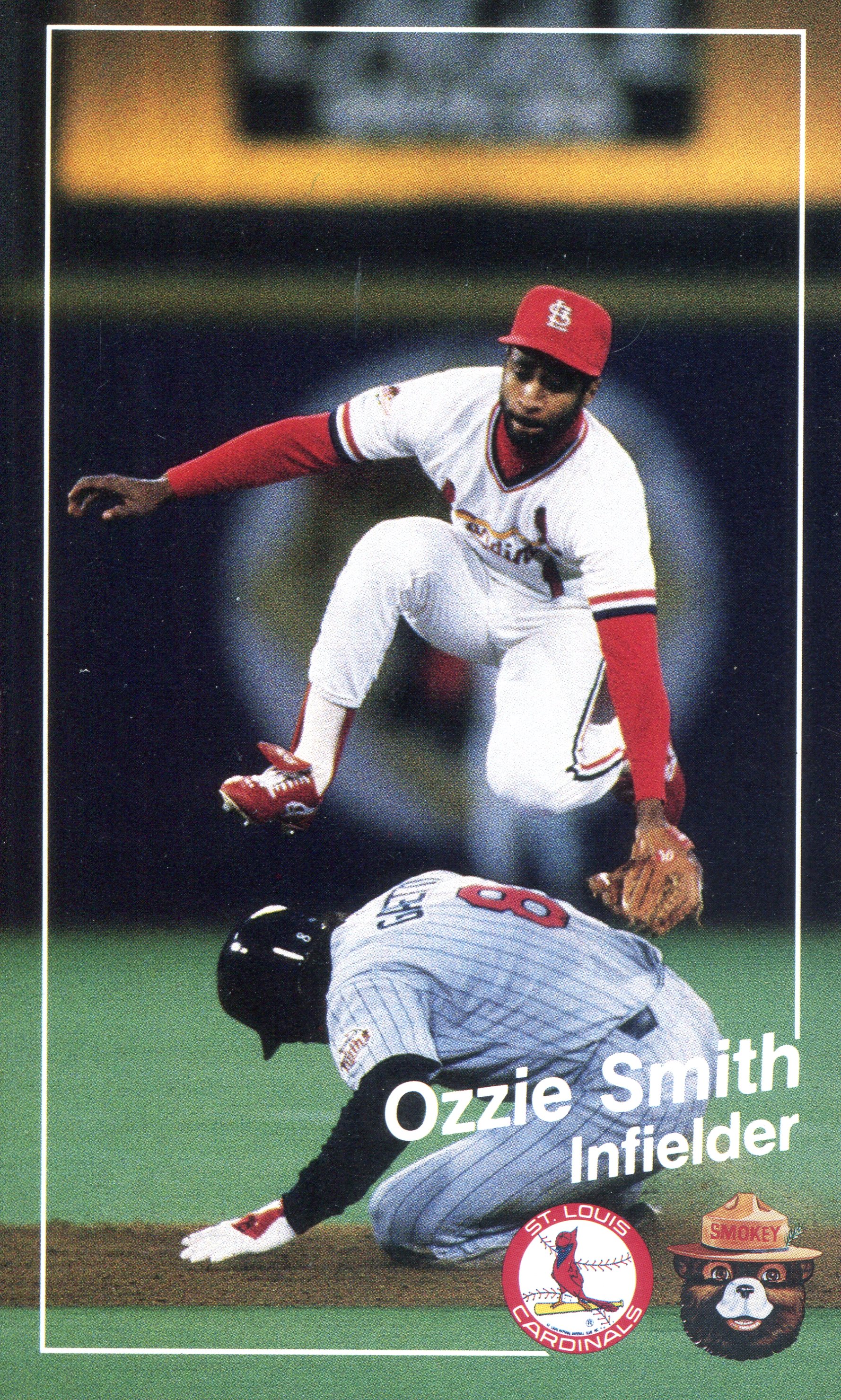 1988 St. Louis Cardinals Smokey Bear Regional Issue Baseball Choose