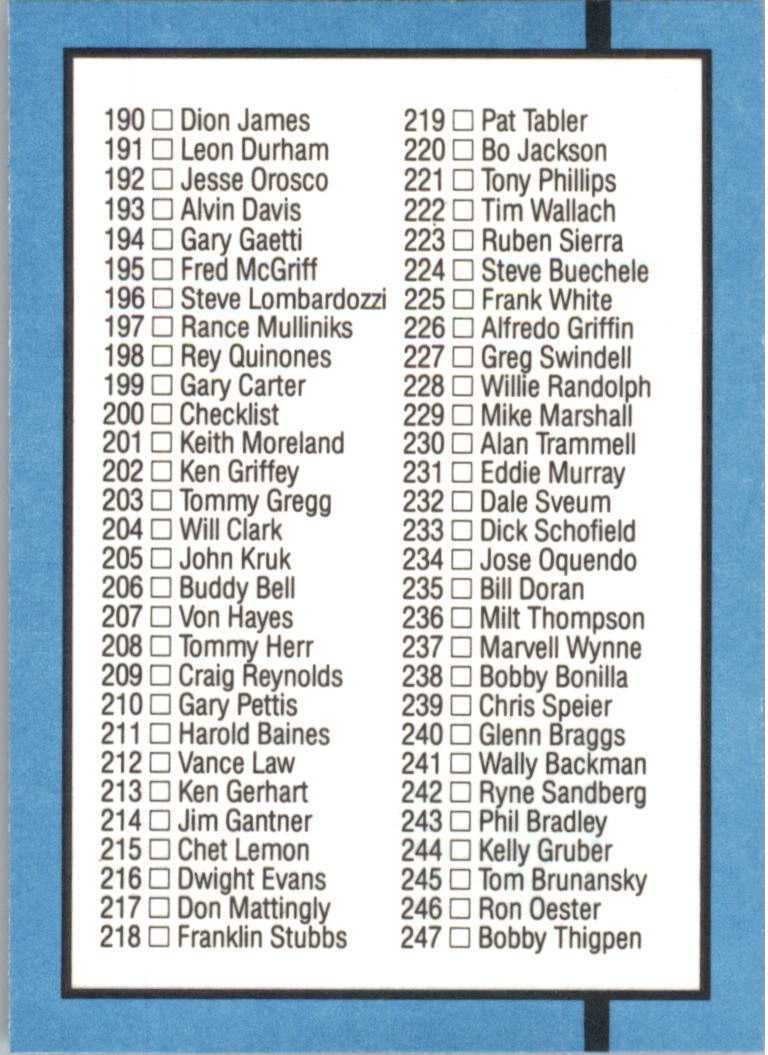 thumbnail 387  - 1988 Donruss Baseball Card Pick 1-248