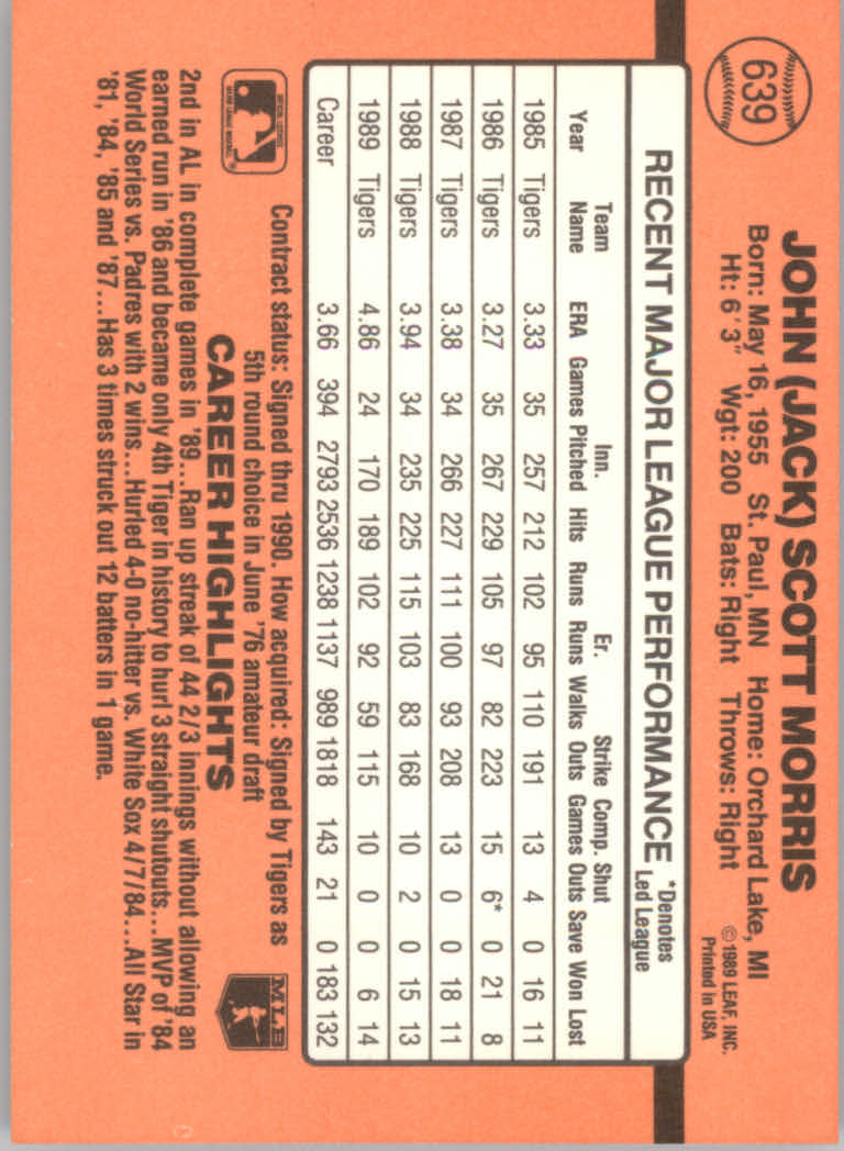1990 Donruss Baseball "Main Set" Cards #481 to #716 - Picture 299 of 493