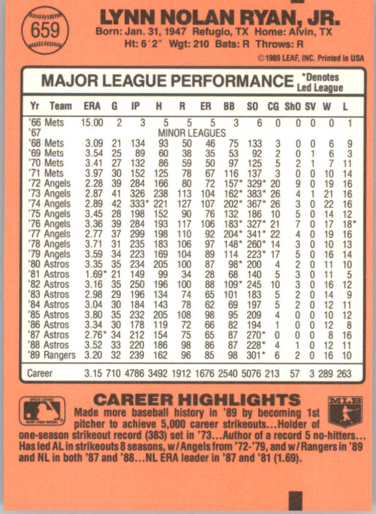1990 Donruss Baseball "Main Set" Cards #481 to #716 - Picture 345 of 493