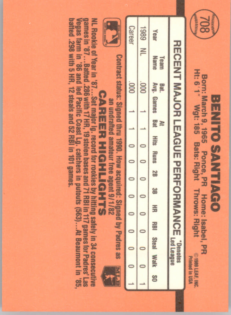 1990 Donruss Baseball "Main Set" Cards #481 to #716 - Picture 471 of 493