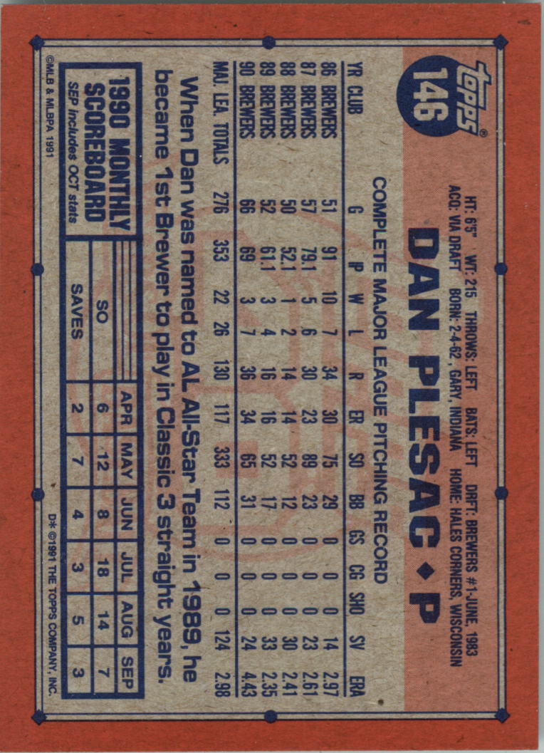 1991 Topps Baseball Card Pick 2-242 - Picture 285 of 473