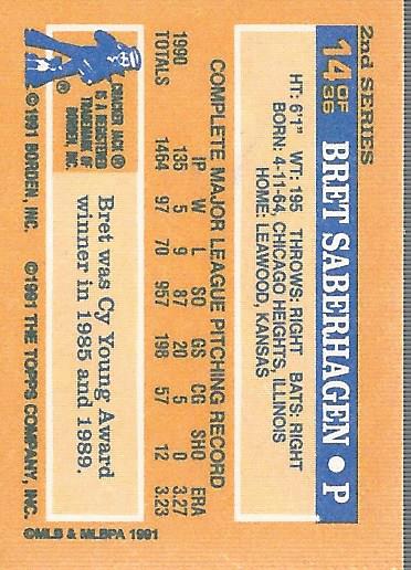 1991 Topps Cracker Jack II Baseball Card Pick - Bild 13 von 31