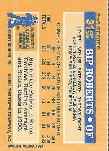 1991 Topps Cracker Jack II Baseball Card Pick - Bild 29 von 31