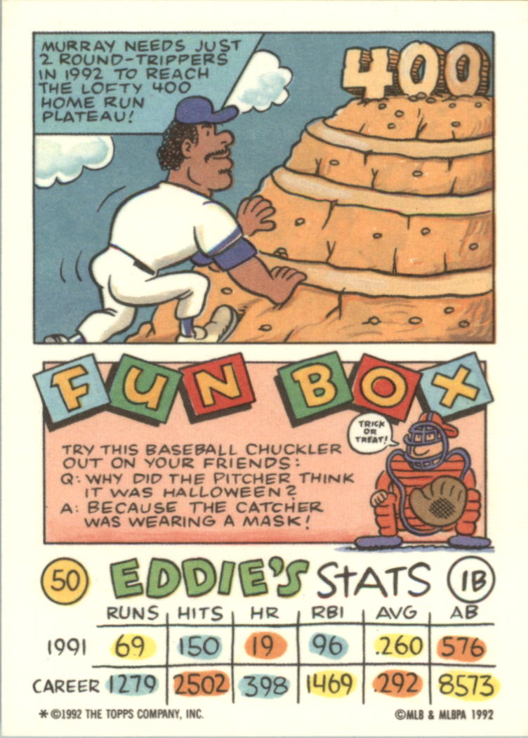 1992 Topps Kids Baseball Card Pick EBay