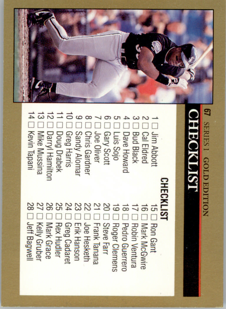 1992 Leaf Baseball "Black Gold" Parallel Cards #1 to #264 - Bild 77 von 262