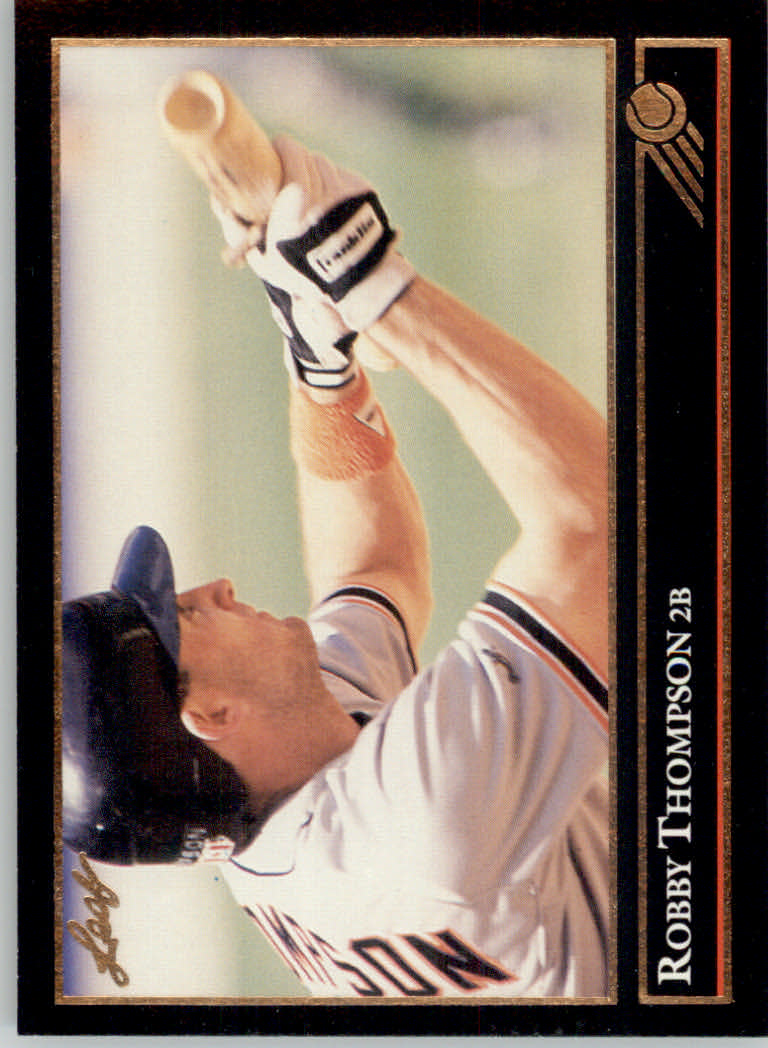 1992 Leaf Baseball "Black Gold" Parallel Cards #1 to #264 - Bild 116 von 262