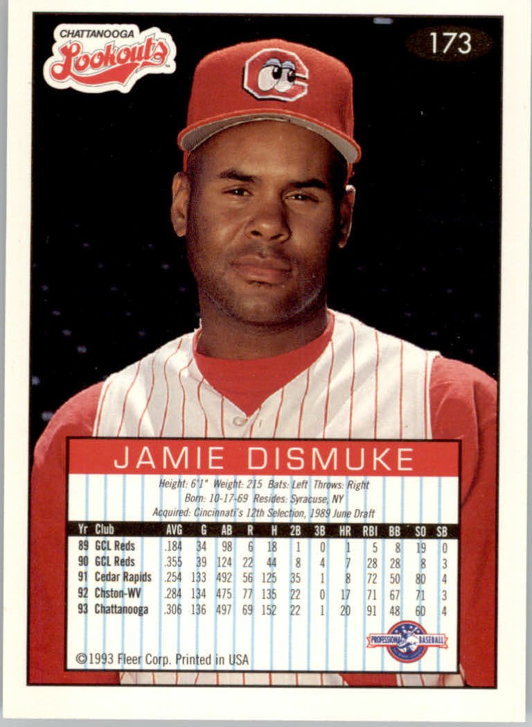 1993-94 Excel (Fleer) Minor League Baseball "Main Set" Cards #151 to #300 - Picture 47 of 299