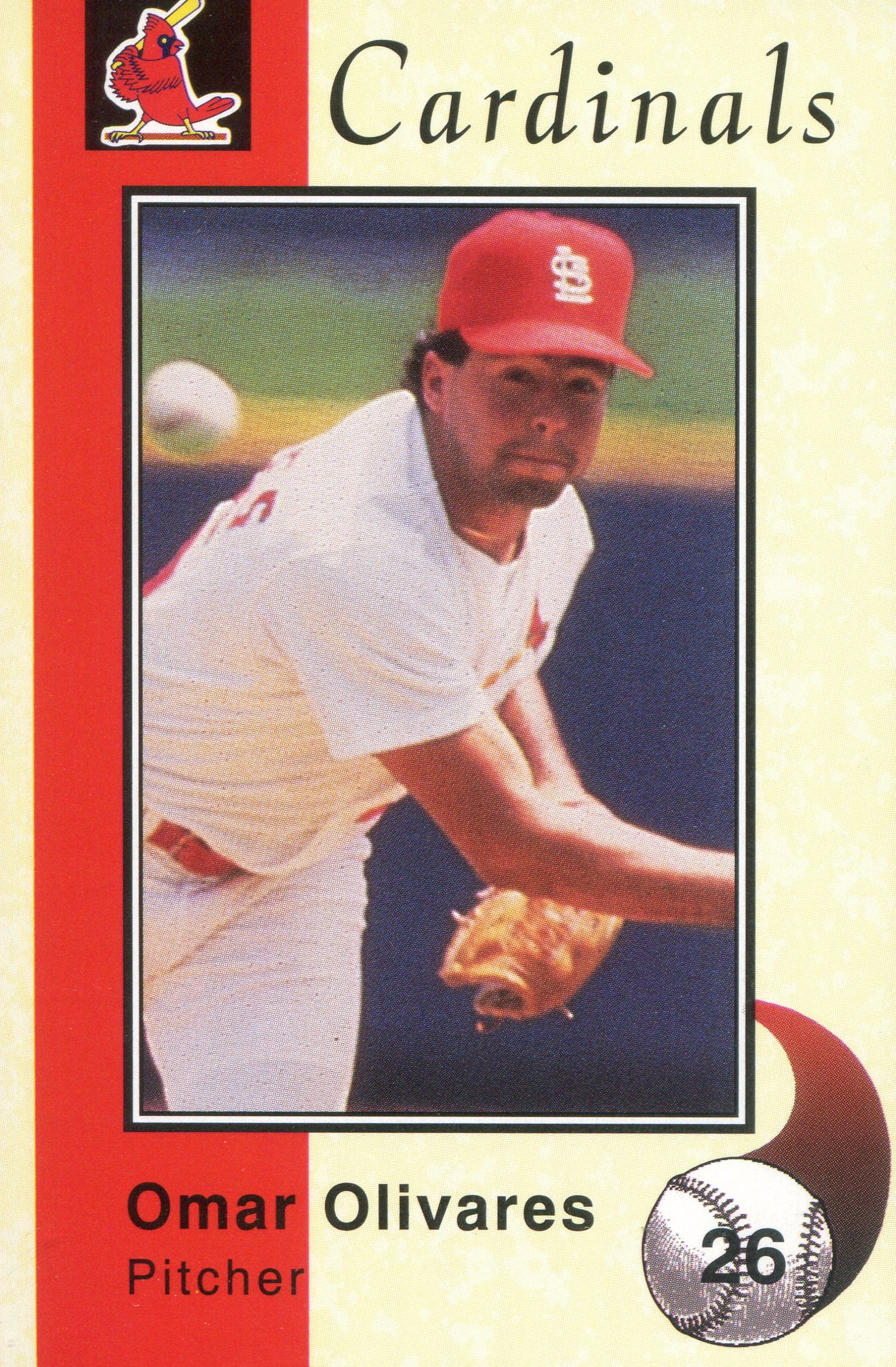  1992 Topps #193 Omar Olivares St. Louis Cardinals Baseball Cards  EX/NM Baseball Card : Collectibles & Fine Art