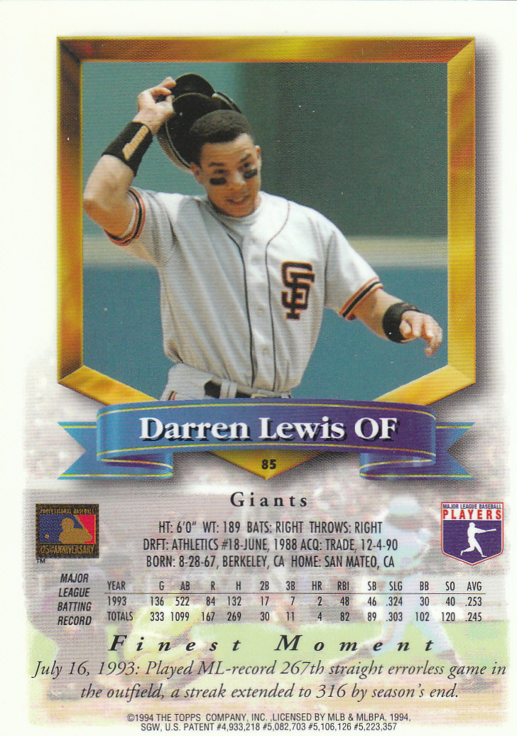 1994 Finest Baseball - Picture 73 of 311
