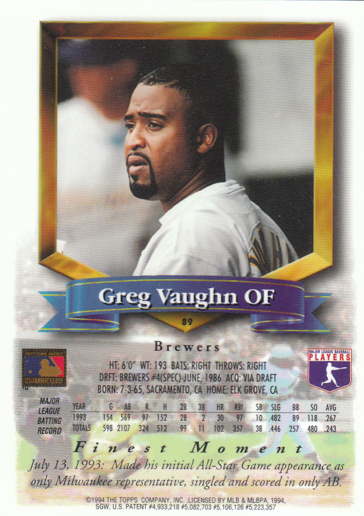 1994 Finest Baseball - Picture 77 of 311