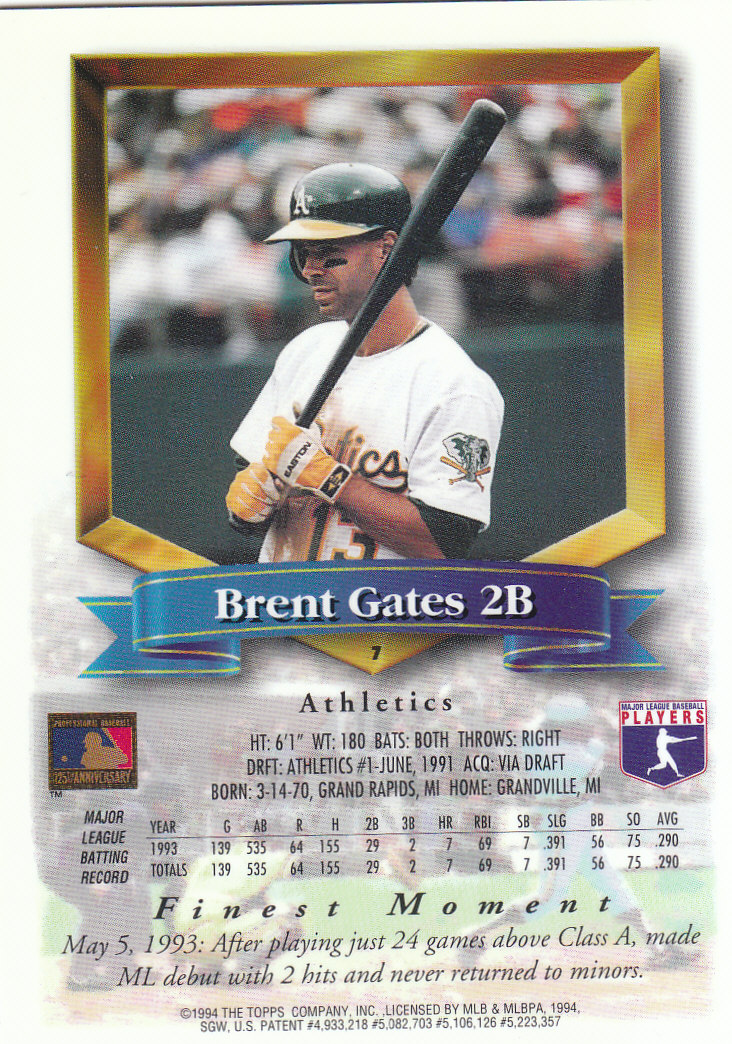 1994 Finest Baseball - Picture 307 of 311