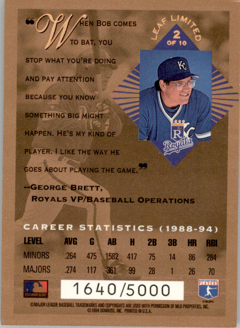 1994 Leaf Limited Baseball "Rookies Phenoms" Insert Cards - Picture 3 of 9