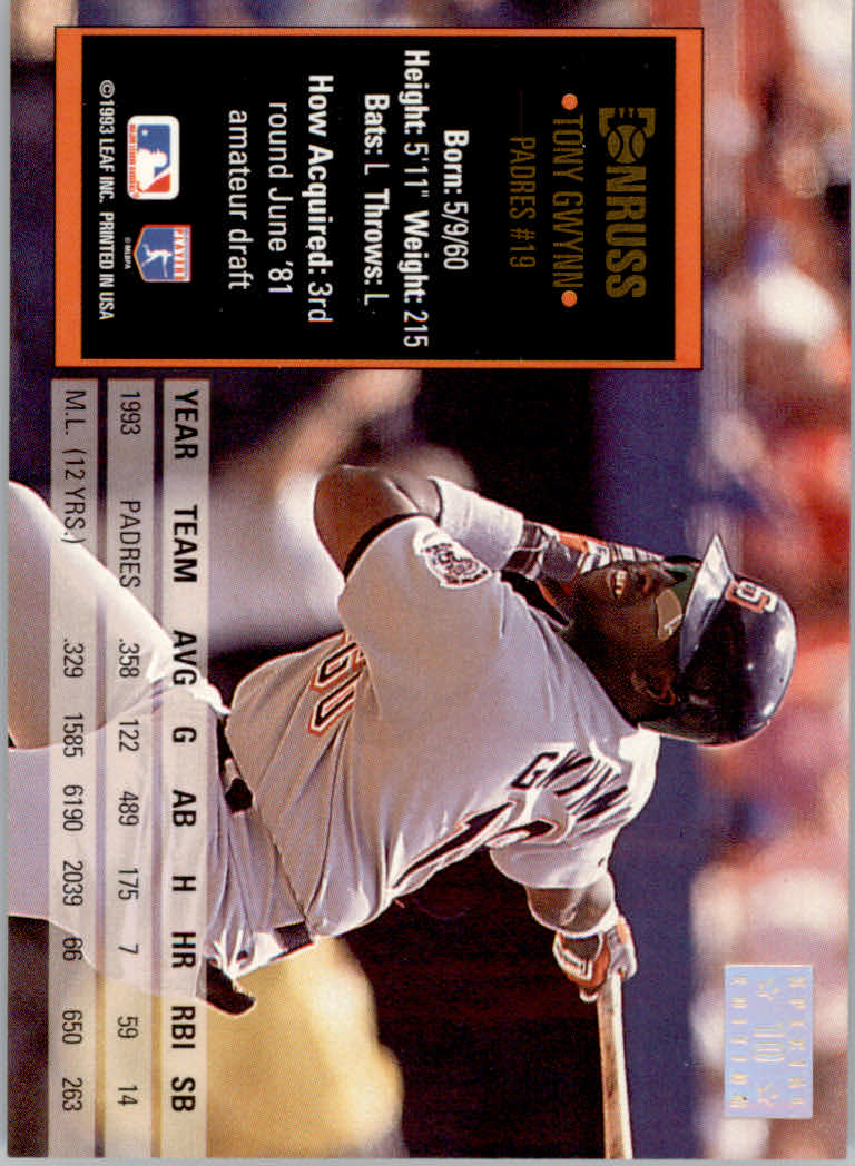 1994 Donruss Baseball "Special Edition" Insert Cards - Picture 21 of 199