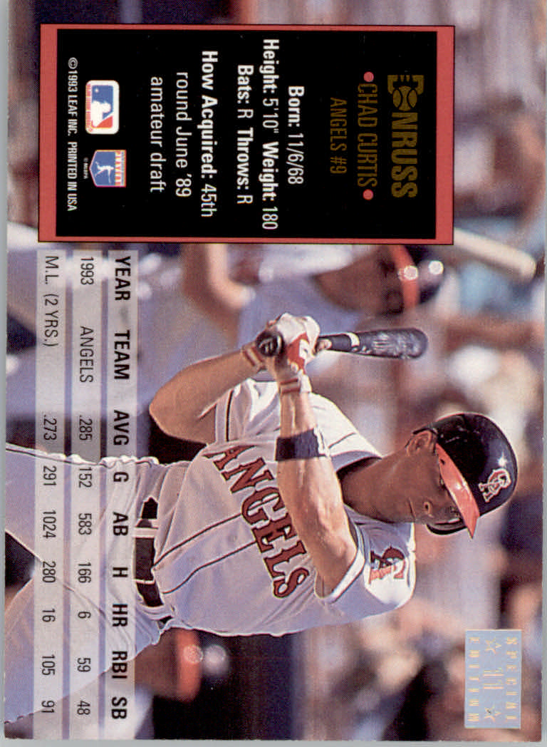 1994 Donruss Baseball "Special Edition" Insert Cards - Picture 23 of 199