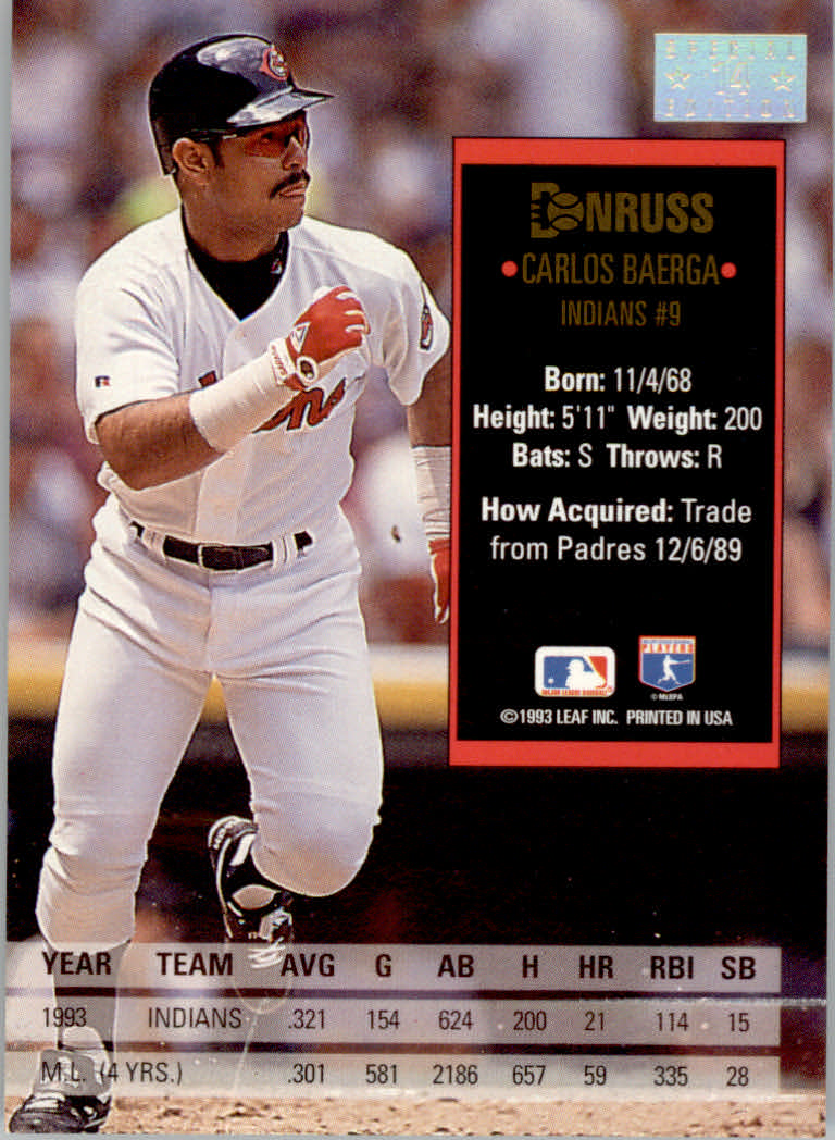 1994 Donruss Baseball "Special Edition" Insert Cards - Picture 29 of 199