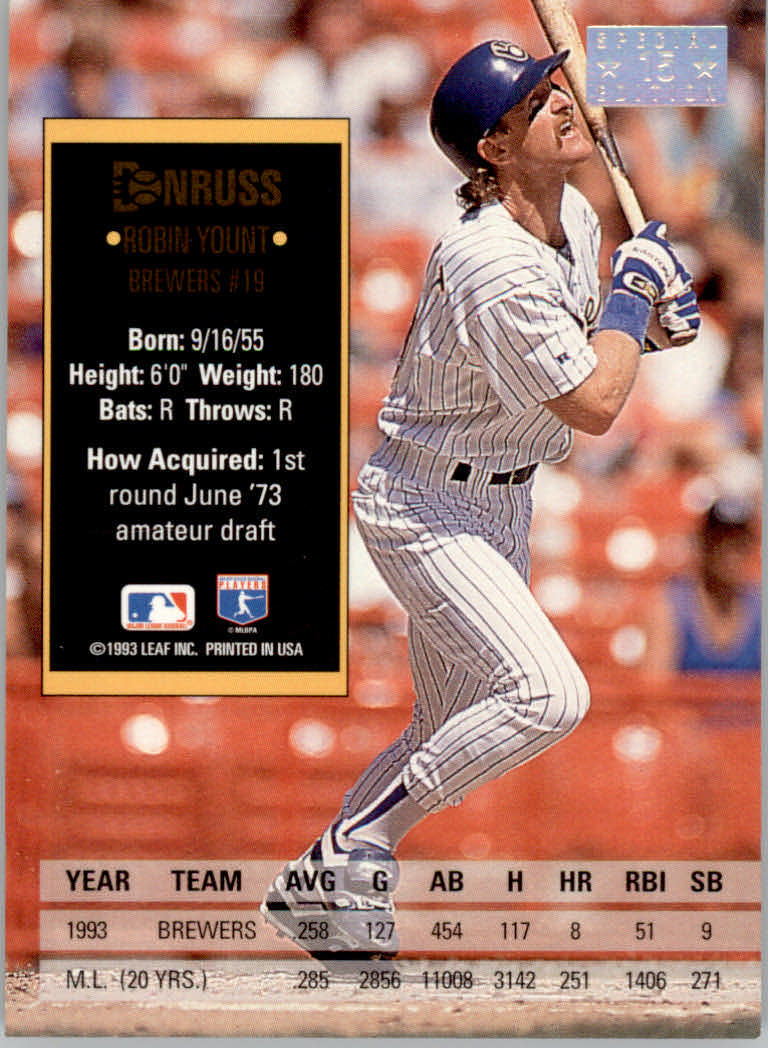 1994 Donruss Baseball "Special Edition" Insert Cards - Picture 31 of 199