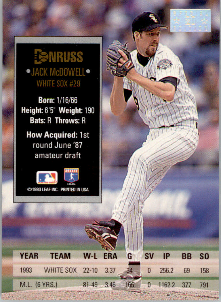 1994 Donruss Baseball "Special Edition" Insert Cards - Picture 41 of 199