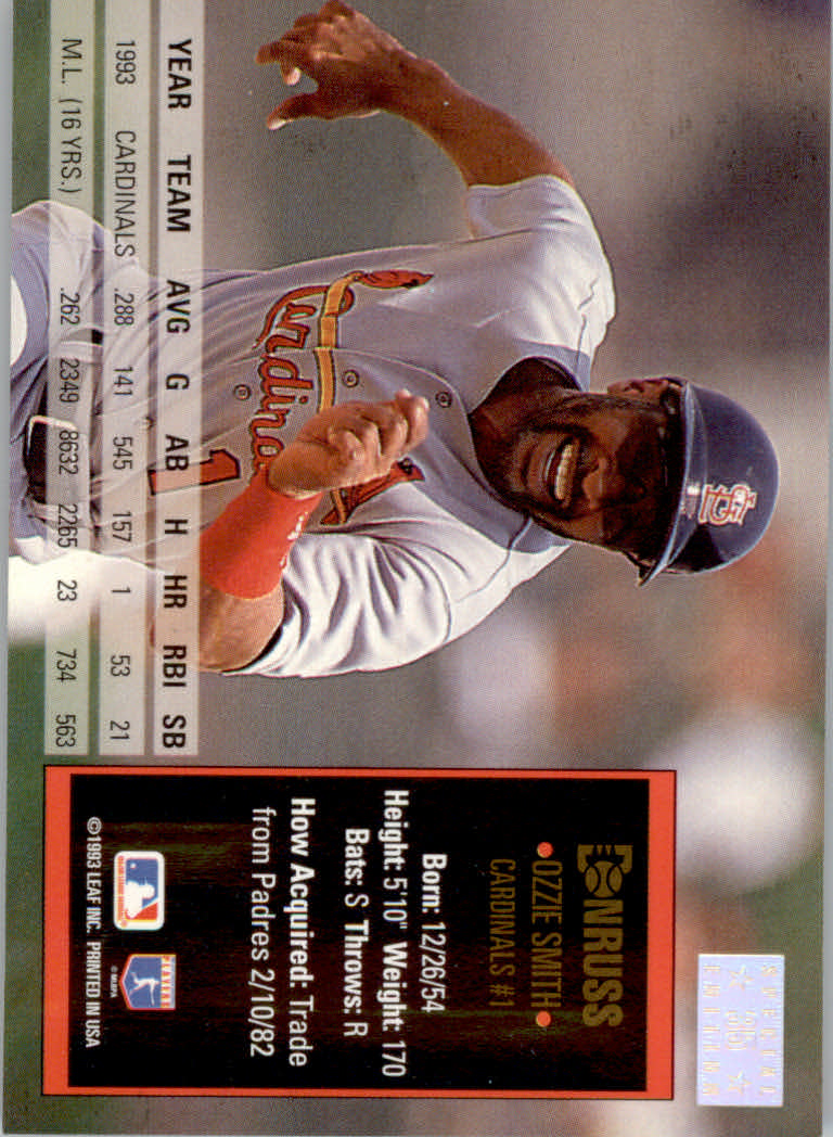 1994 Donruss Baseball "Special Edition" Insert Cards - Picture 71 of 199