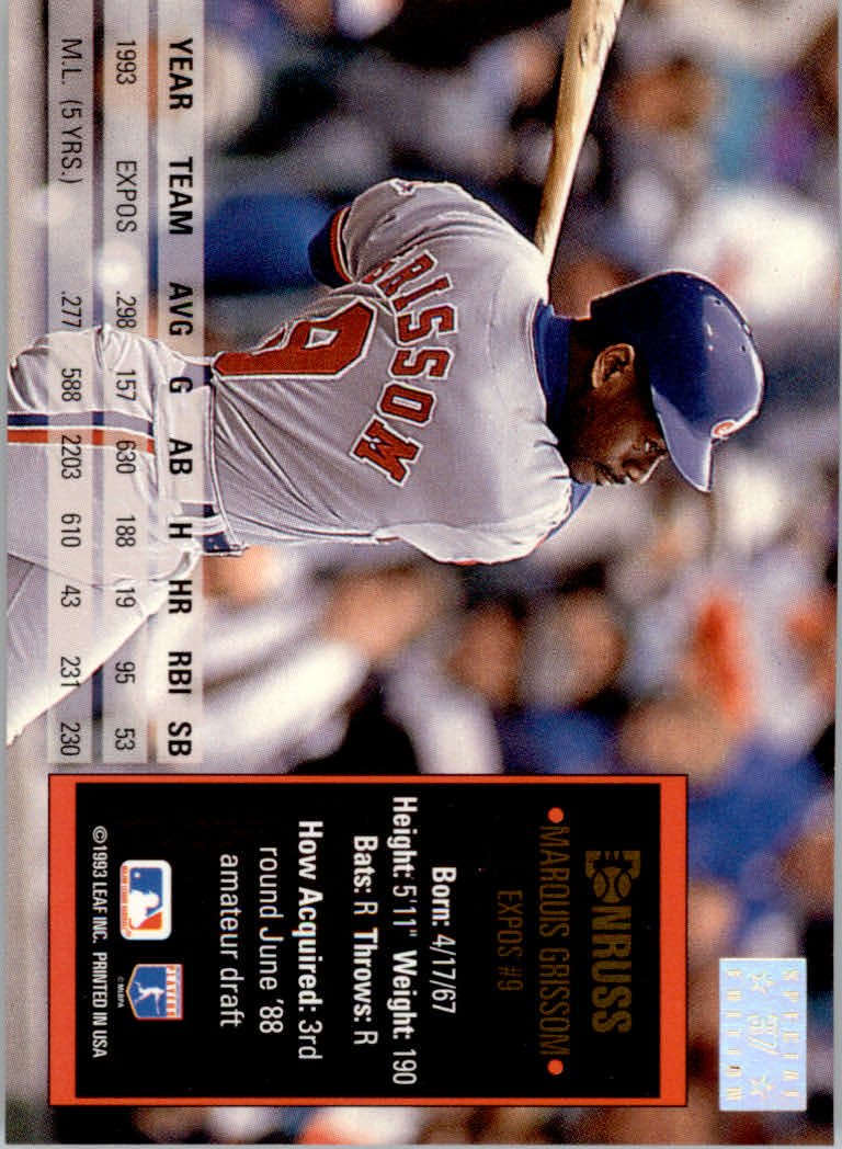 1994 Donruss Baseball "Special Edition" Insert Cards - Picture 75 of 199